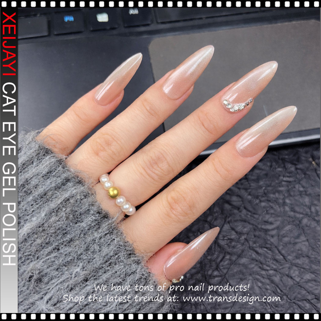 XEIJAYI SCEPTER BOTTLE CAT EYE Glass Beads, Dawn #07 - TDI, Inc