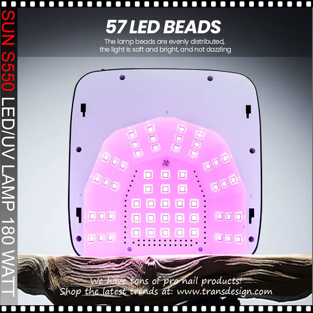 SUN S50 UV Light, Rechargeable, AB Rhinestone, Black 180W. - TDI, Inc