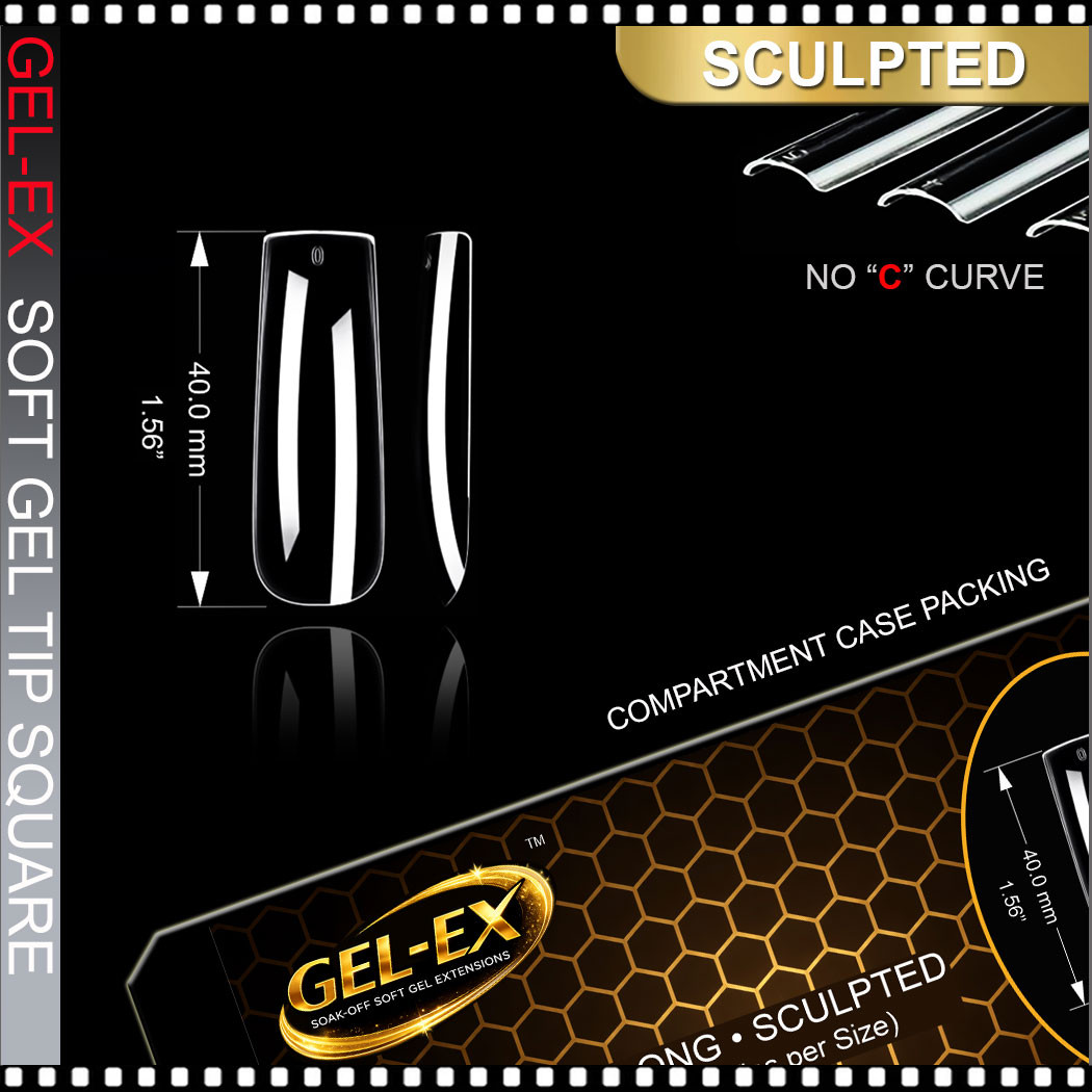 GEL-EX Square, XX-Long, Sculpted 300/Case - TDI, Inc