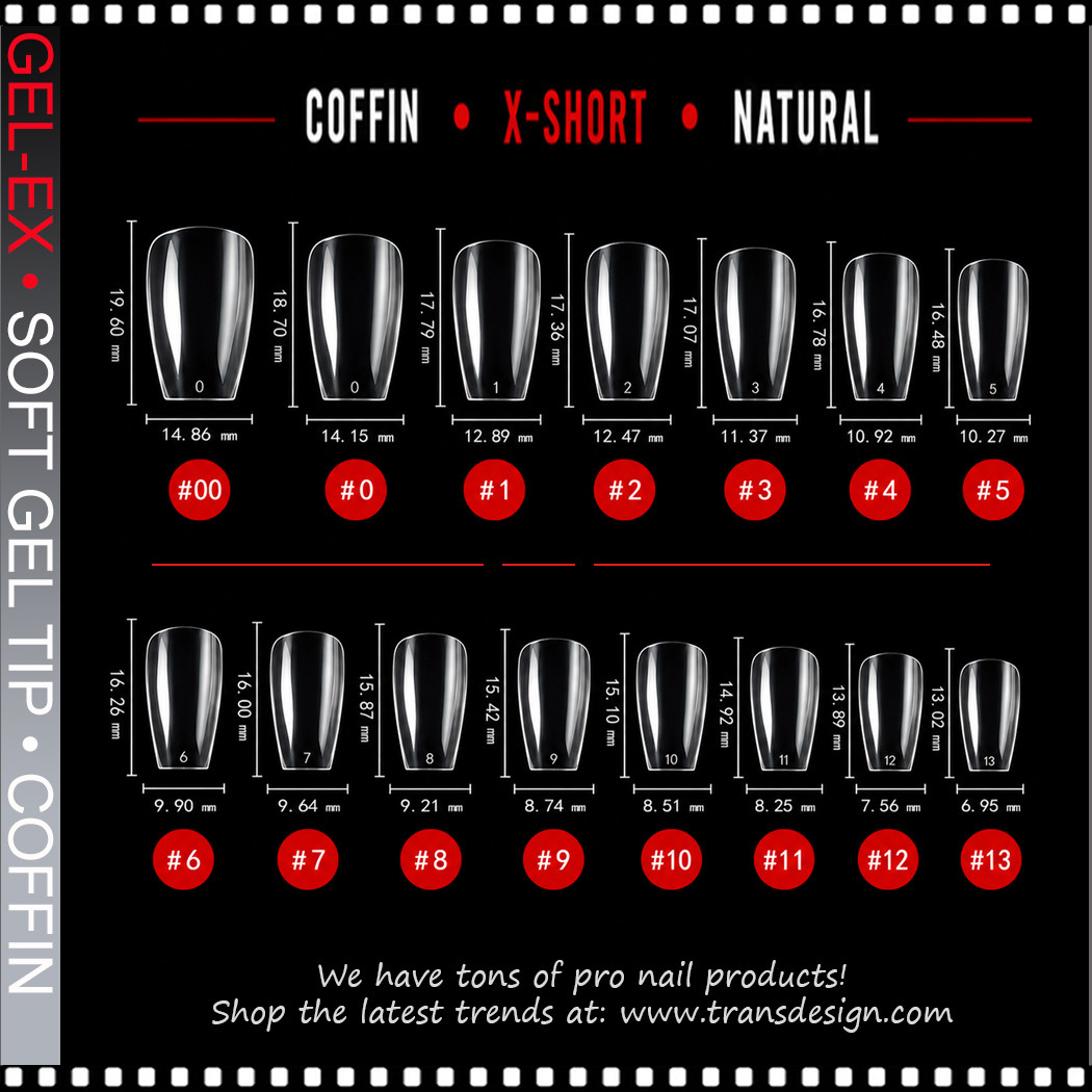 GEL-EX Coffin, X-Short, Natural 600/Case - TDI, Inc