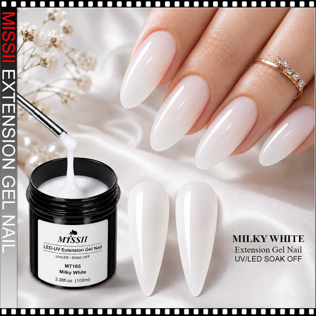 MISSII LED-UV Extension Gel Nail, Milky White 3.38oz. - TDI, Inc
