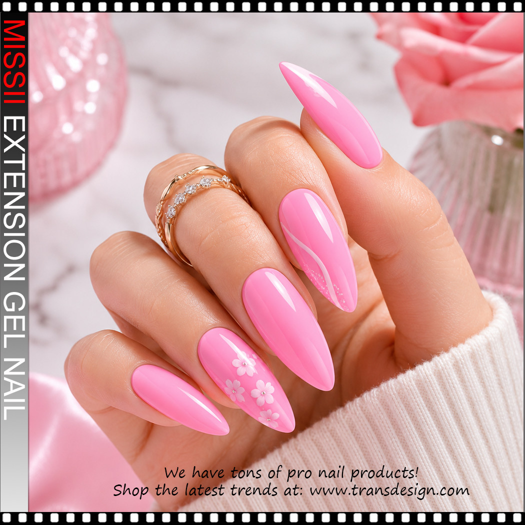 MISSII LED-UV Extension Gel Nail, Bubble Gum Pink 3.38oz. - TDI, Inc