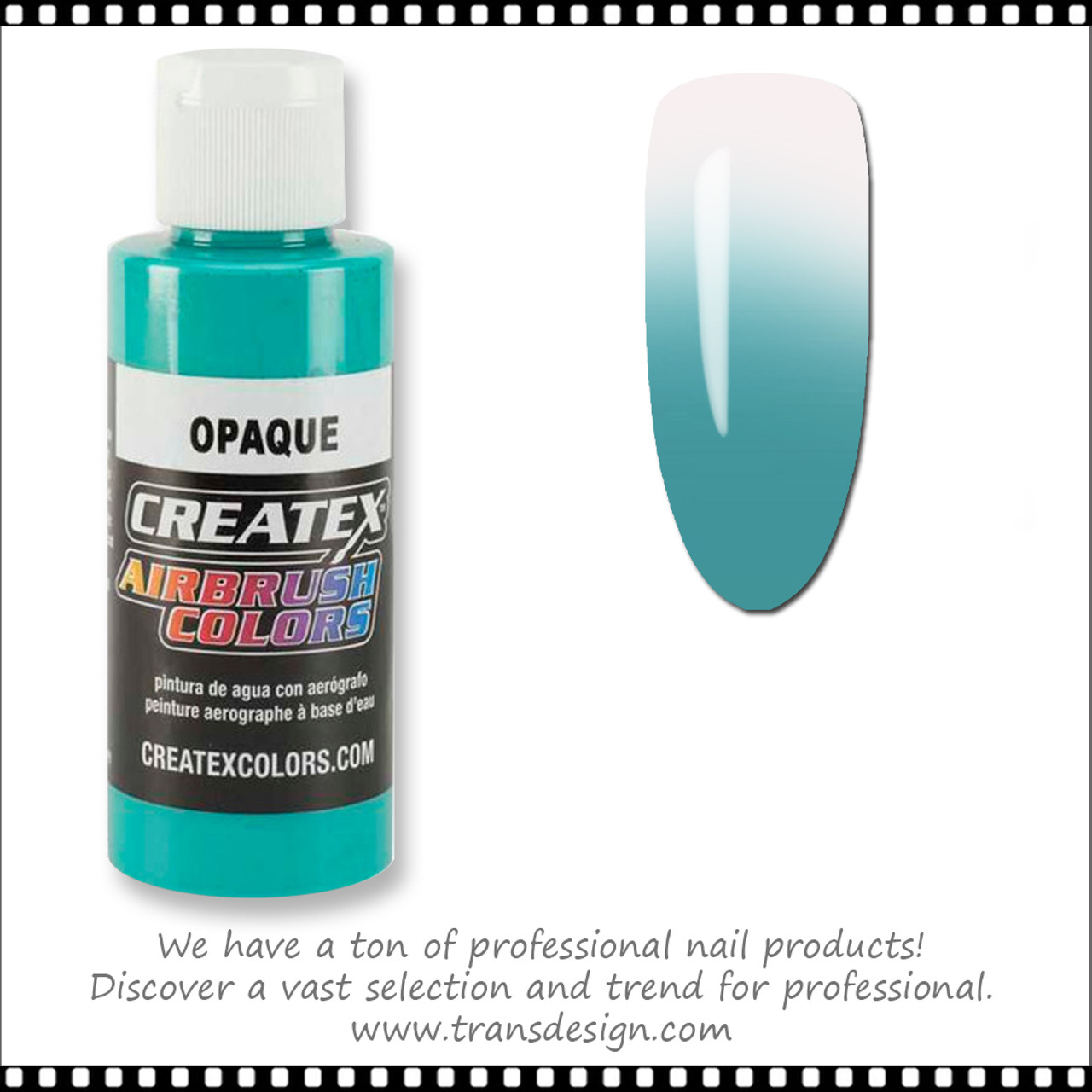 Createx Airbrush Colors 2oz Opaque Aqua