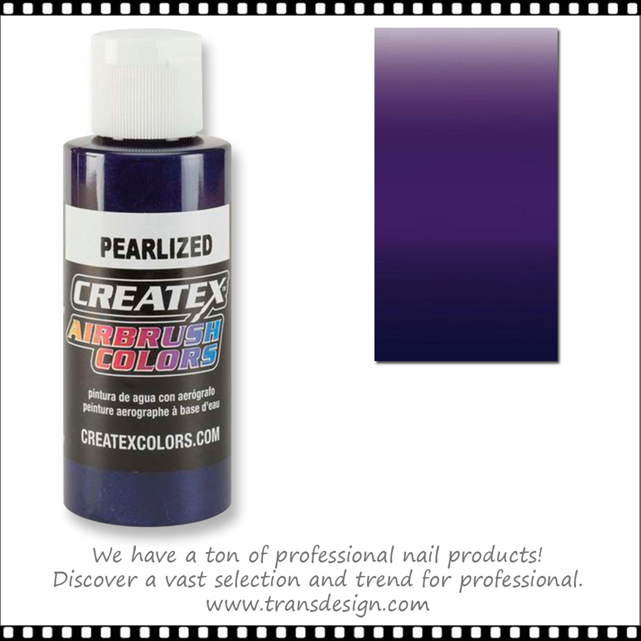 Createx Airbrush Paint 2 oz Pearl Blue