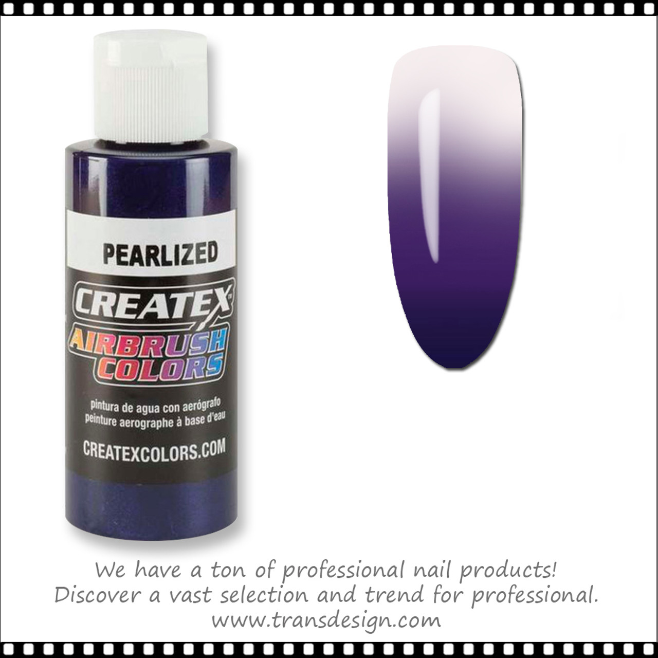 CREATEX AIRBRUSH Pearl Purple 2oz. #5301 - TDI, Inc