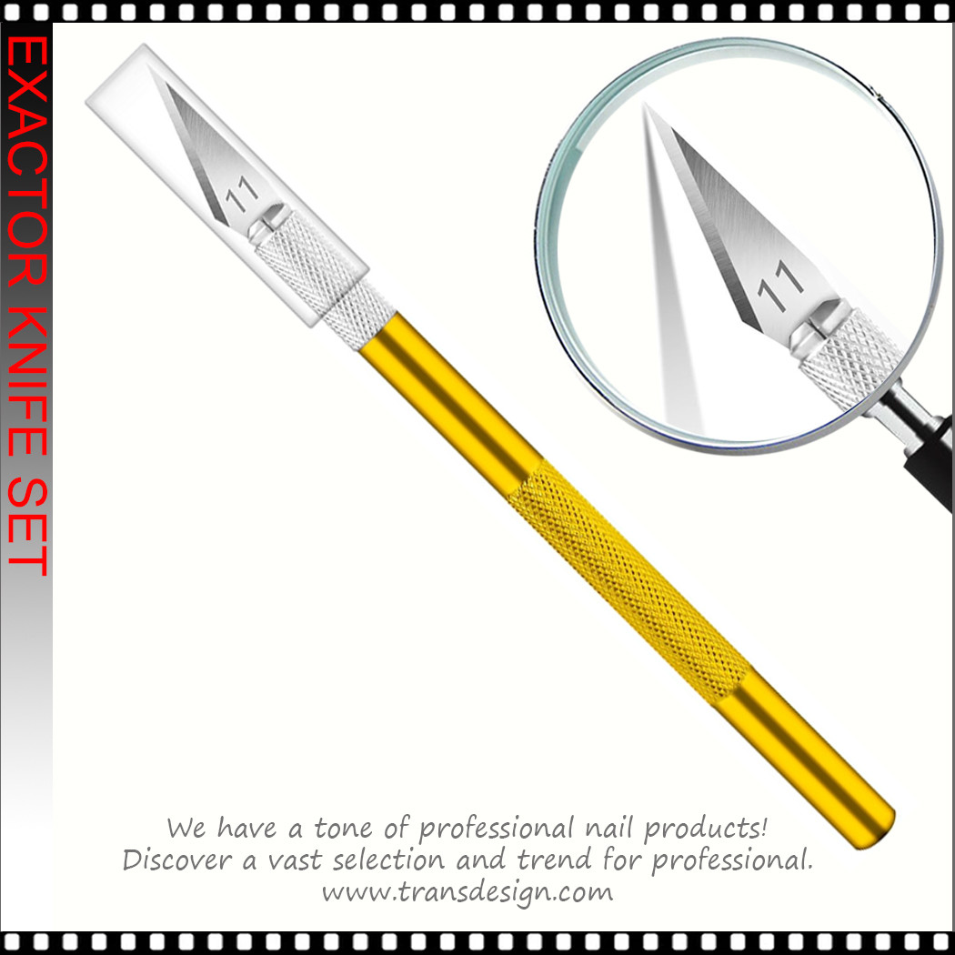 EXACTO Aluminum Gold Handle Knife Set - TDI, Inc