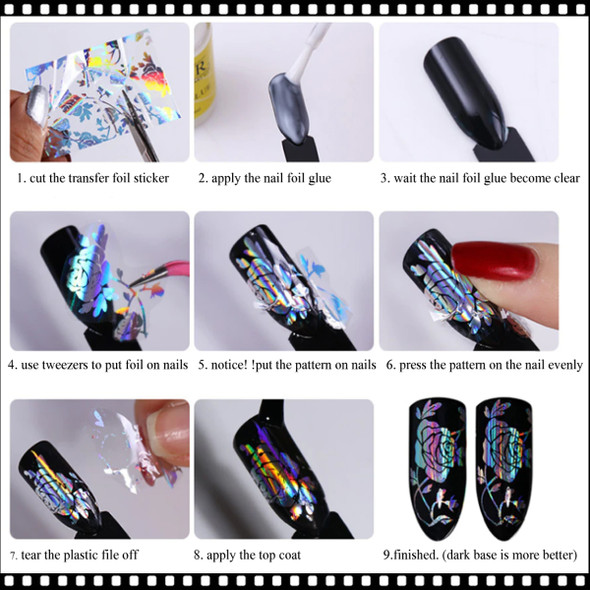 INSTANT FOIL Rainbow Silver 55" Roll/Case