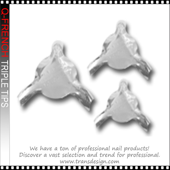 Q-French Triple Tips 3/Set (Regular C)