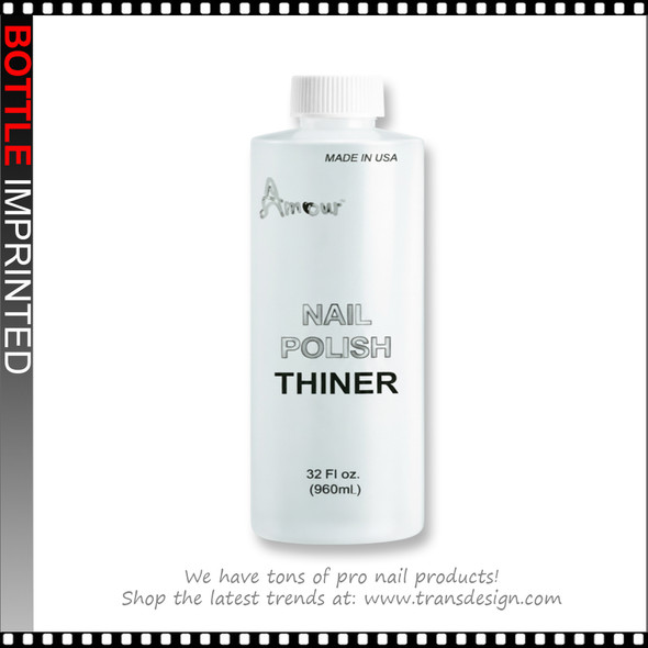 BOTTLE Imprinted 'POLISH THINNER' with Cap 32oz. BOTTLE Imprinted 'POLISH THINNER' with Cap 32oz.