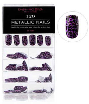 DASHING DIVA  Metallic Crackle Nails - Call of the Wild *