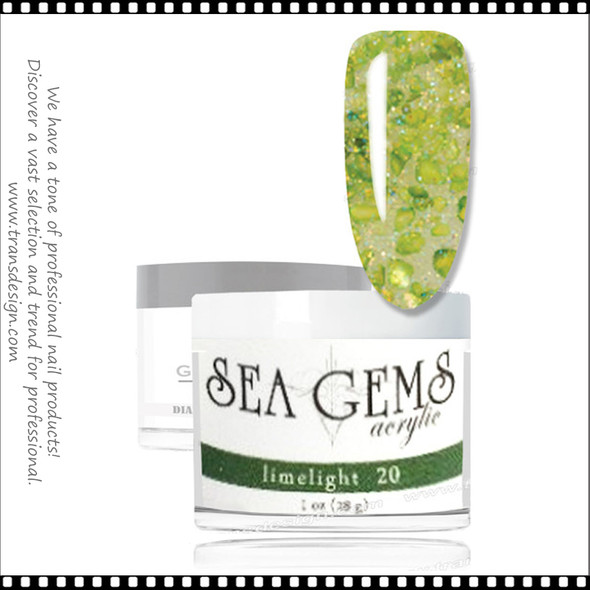 GLAM AND GLITS - Sea Gems Acrylic Limelight 1oz  *