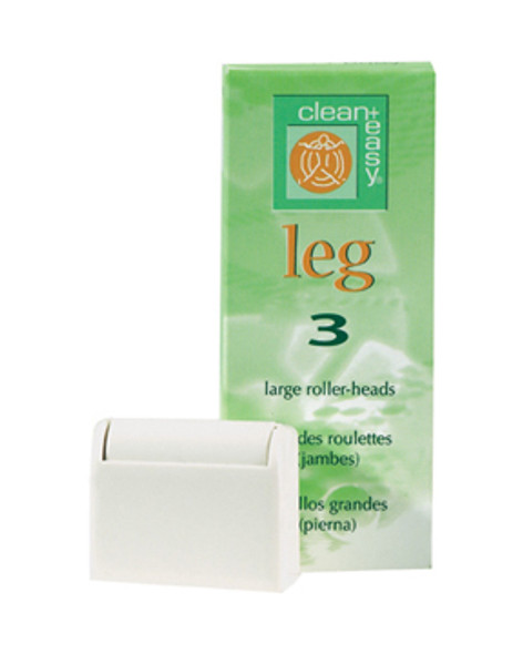 CLEAN+EASY - Large Leg Roller-Heads 3/Pack