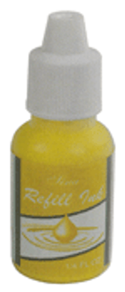 SINA - Refill Ink For Nail Design Pen Yellow 1/4oz *