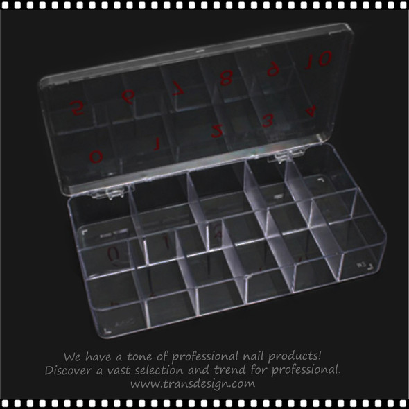 11-Slot Hard Plastic Large Tip Box
