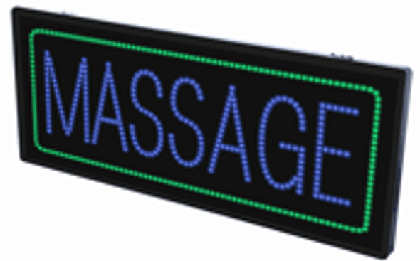 LED Sign - Massage 27'' x 11'' x 1" ( Pick Up Only )