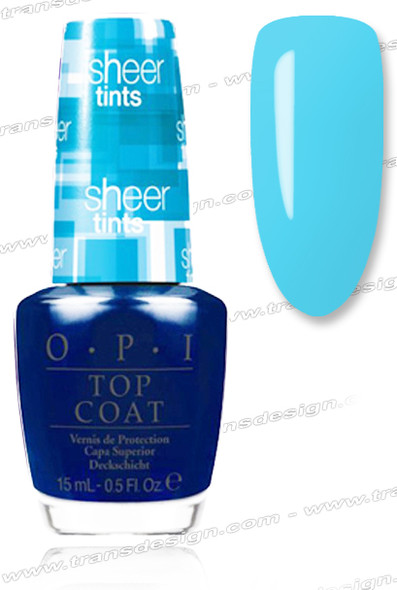 OPI TINTED TOP COAT I Can Teal You Like Me