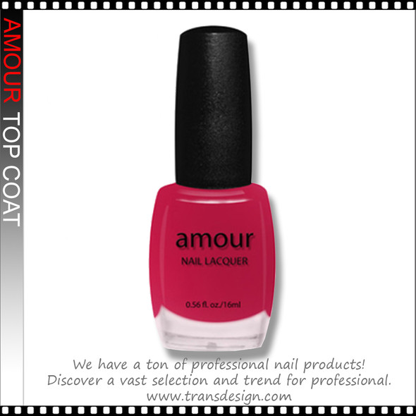 AMOUR- All over Red Top Coat 0.56oz. AMOUR- All over Red Top Coat 0.56oz.
