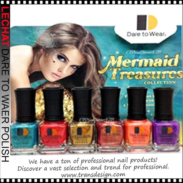LECHAT Mermaid Treasures Mini Polish 6/Pk. * LECHAT Mermaid Treasures Mini Polish 6/Pk. *