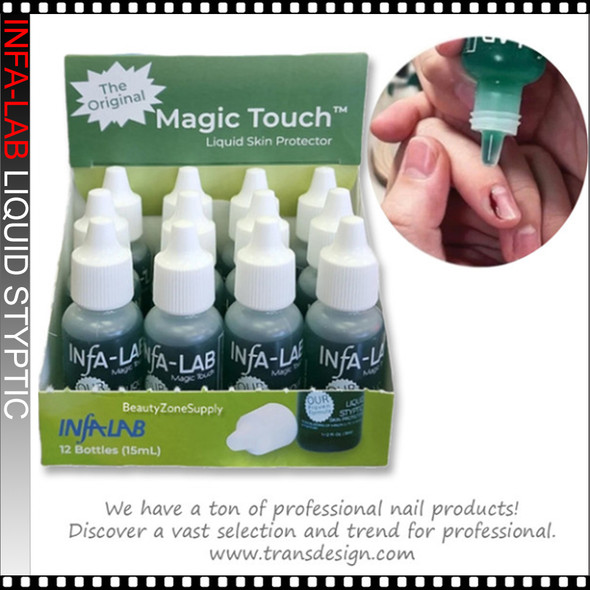 INFA-LAB Magic Touch Liquid Styptic Skin Protector 0.5oz. 12/Pack