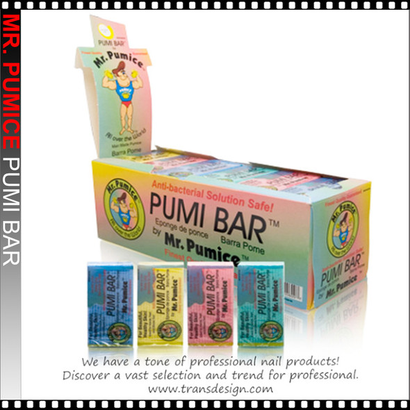 Mr. Pumice Pumi Bar Ultimate Bimsstein-Stange – Grob/violett & Mittel/lavendel, 1 Stück