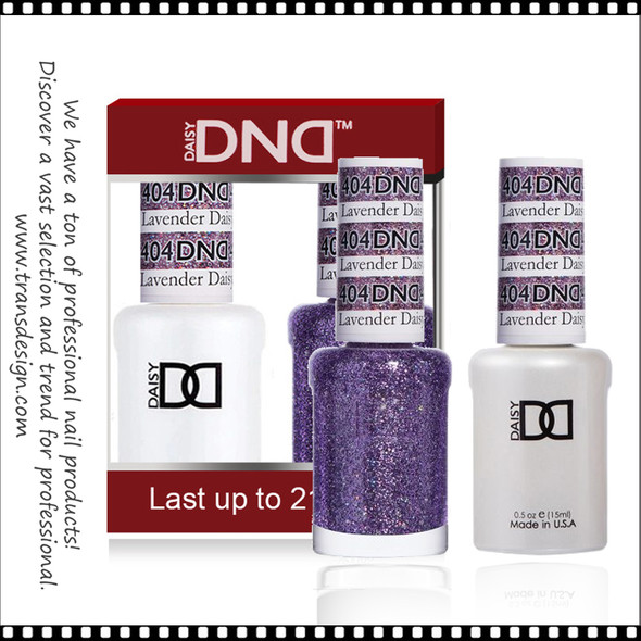 DND Gel Polish Duo - #404 Lavender Daisy Star