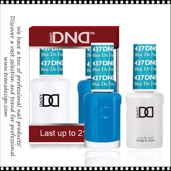 DND Gel Polish Duo - #437 Blue De France