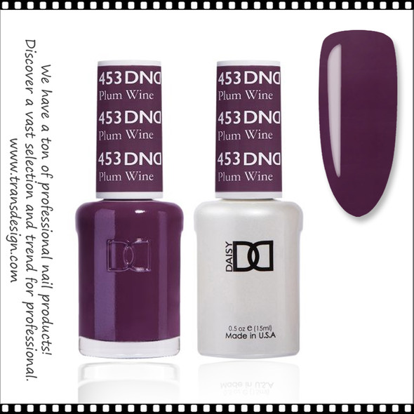 DND Duo Gel - Plum Wine #453 