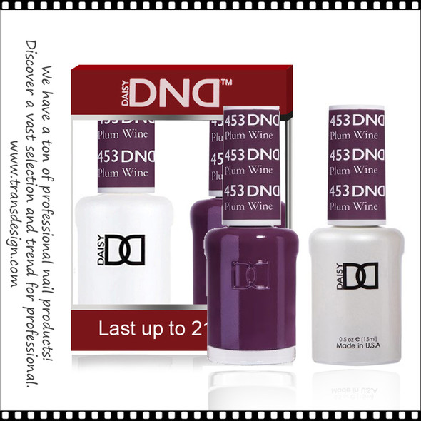 DND Gel Polish Duo - #453 Plum Wine