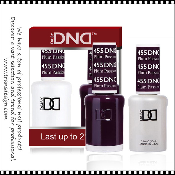 DND Gel Polish Duo - #455 Plum Passion