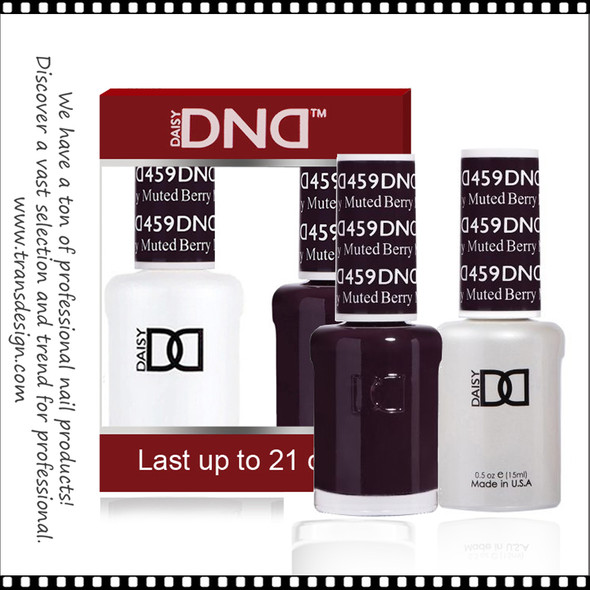DND Gel Polish Duo - #459 Muted Berry