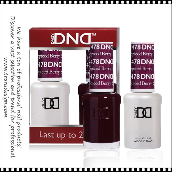 DND Gel Polish Duo - #478 Spiced Berry