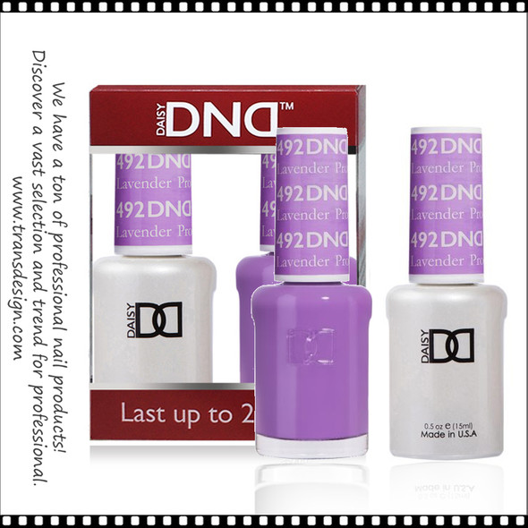 DND Gel Polish Duo - #492 Lavender Prophet