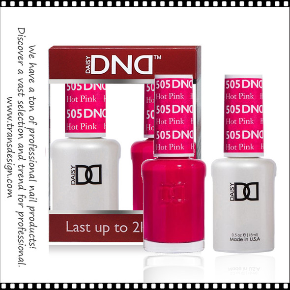 DND Gel Polish Duo - #505 Hot Pink