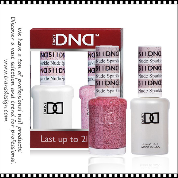 DND Gel Polish Duo - #511 Nude Sparkle
