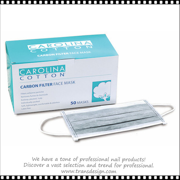 CAROLINA-Carbon Filter Face Mask 50/Box.