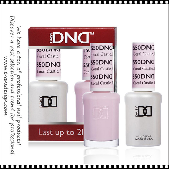 DND Gel Polish Duo - #550 Coral Castle