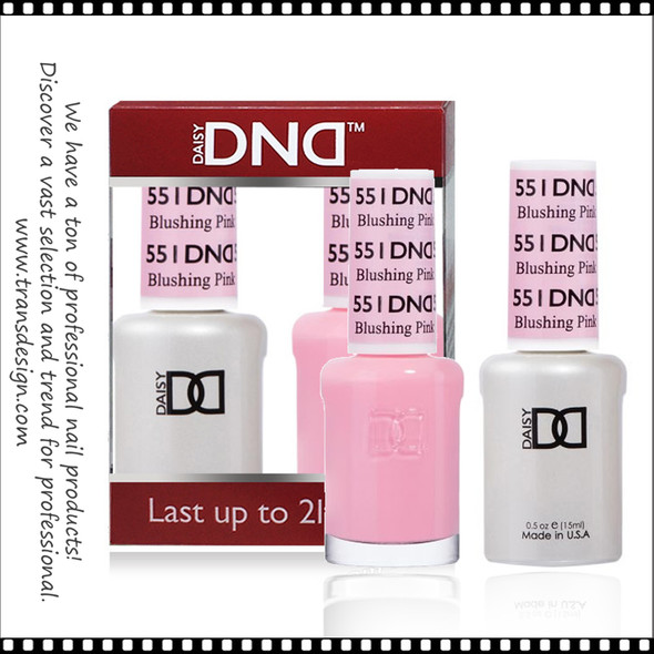 DND Gel Polish Duo - #551 Blushing Pink