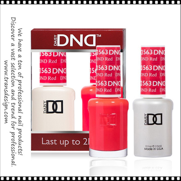 DND Gel Polish Duo - #563 DND Red