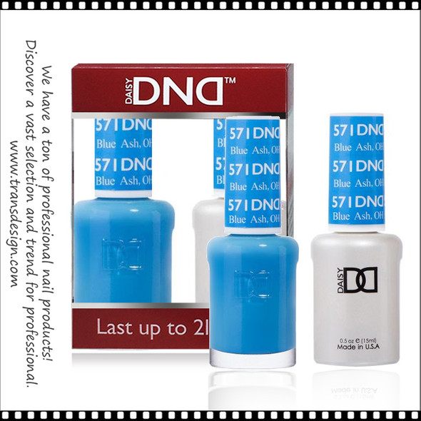 DND Gel Polish Duo - #571 Blue Ash, OH