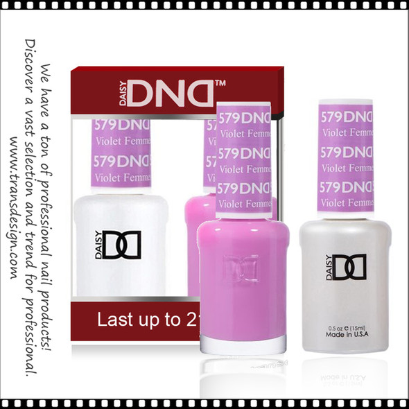 DND Gel Polish Duo - #579 Violet Femmes