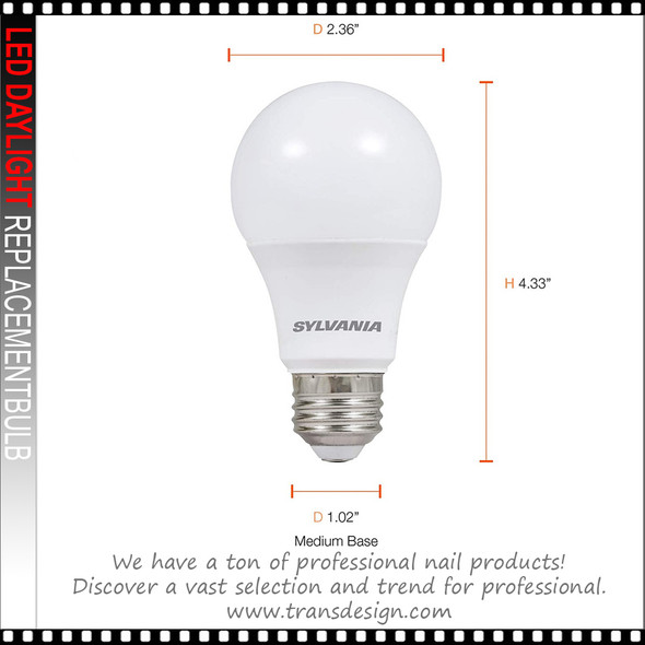 LED Daylight Replacement Bulb  8.5 Watt