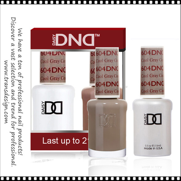 DND Gel Polish Duo - #604 Cool Gray