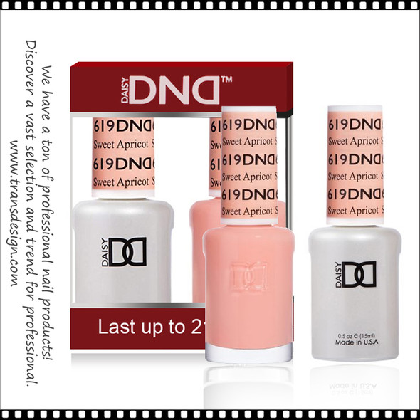 DND Gel Polish Duo - #619 Sweet Apricot