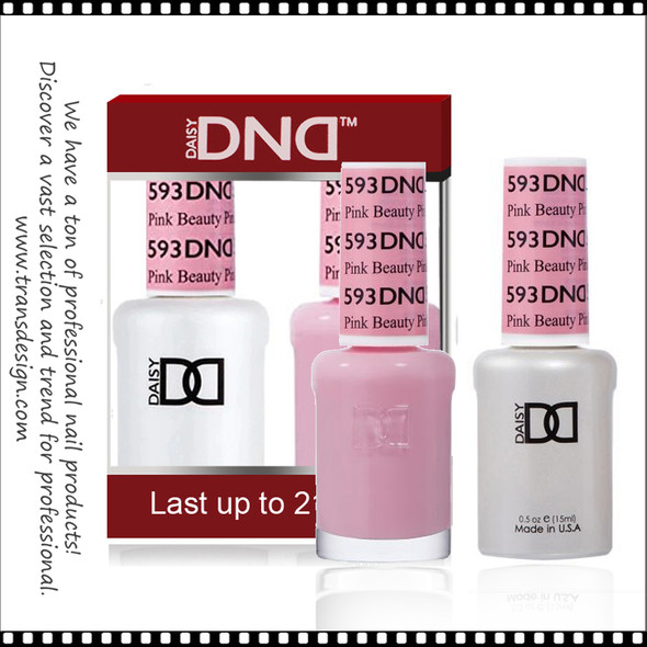 DND Gel Polish Duo - #593 Pink Beauty