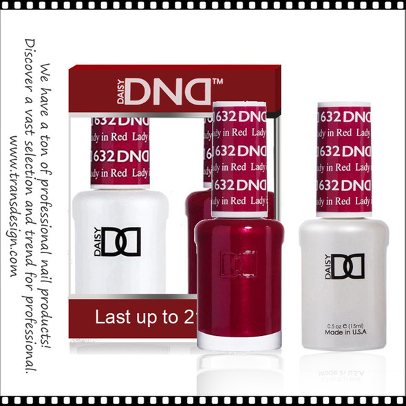 DND Gel Polish Duo - #632 Lady in Red