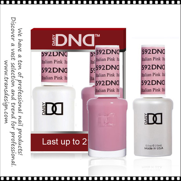 DND Gel Polish Duo - #592 Italian Pink