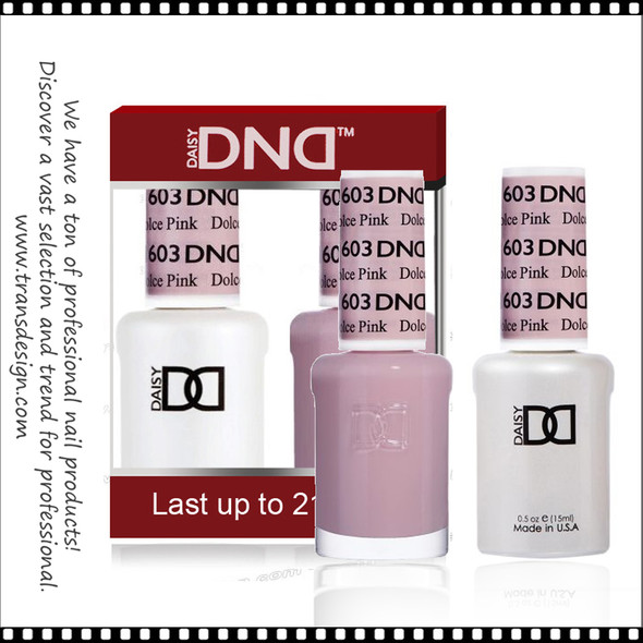 DND Gel Polish Duo - #603 Dolce Pink
