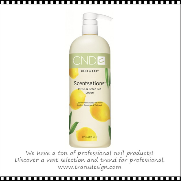 CND Lotion - Citrus & Green Tea Lotion 31oz