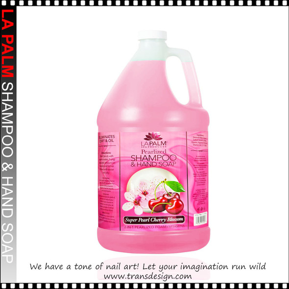 LA PALM Shampoo & Hand Soap Super Pearl Cherry Blossom 1gal.