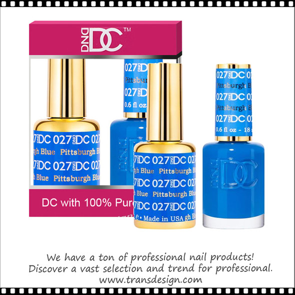 DC Gel Polish Duo - #027 Pittsburgh Blue